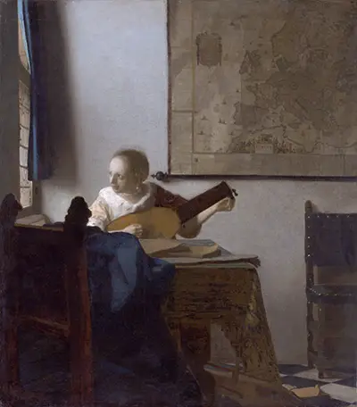 Woman with a Lute Vermeer
